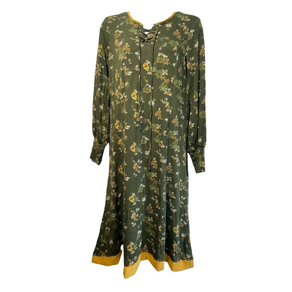 skye's the limit floral long sleeve dress